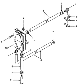 Fuel Pump Diagram and Parts List for 1861 821060-836000-140671100-142663100 Cub Cadet Lawn Tractor